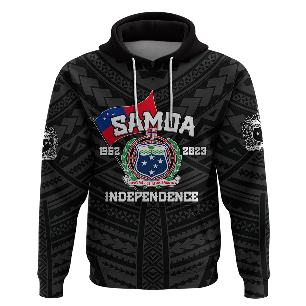 Samoa Independence Hoodie 2023 Black Style LT6