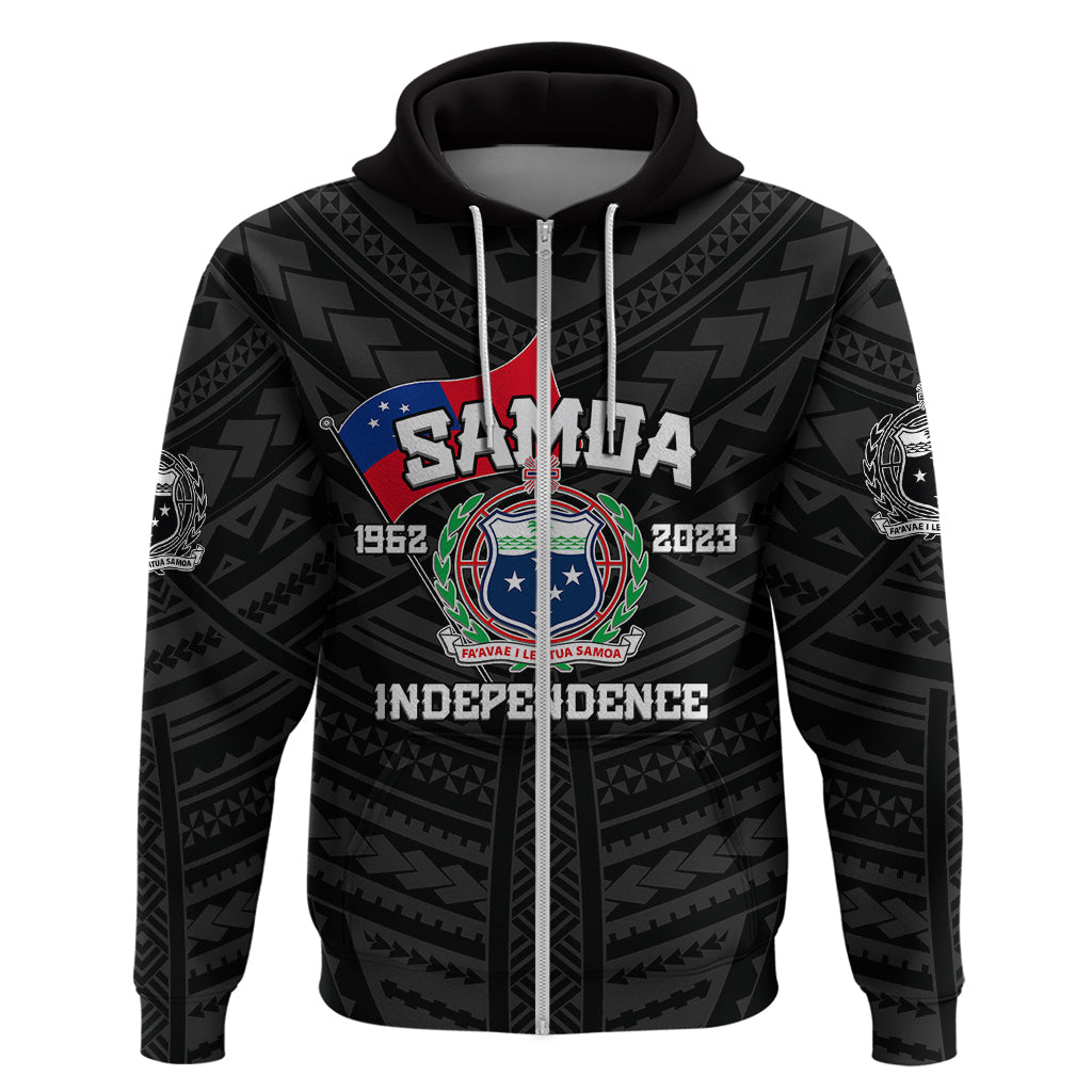 Samoa Independence Hoodie 2023 Black Style LT6