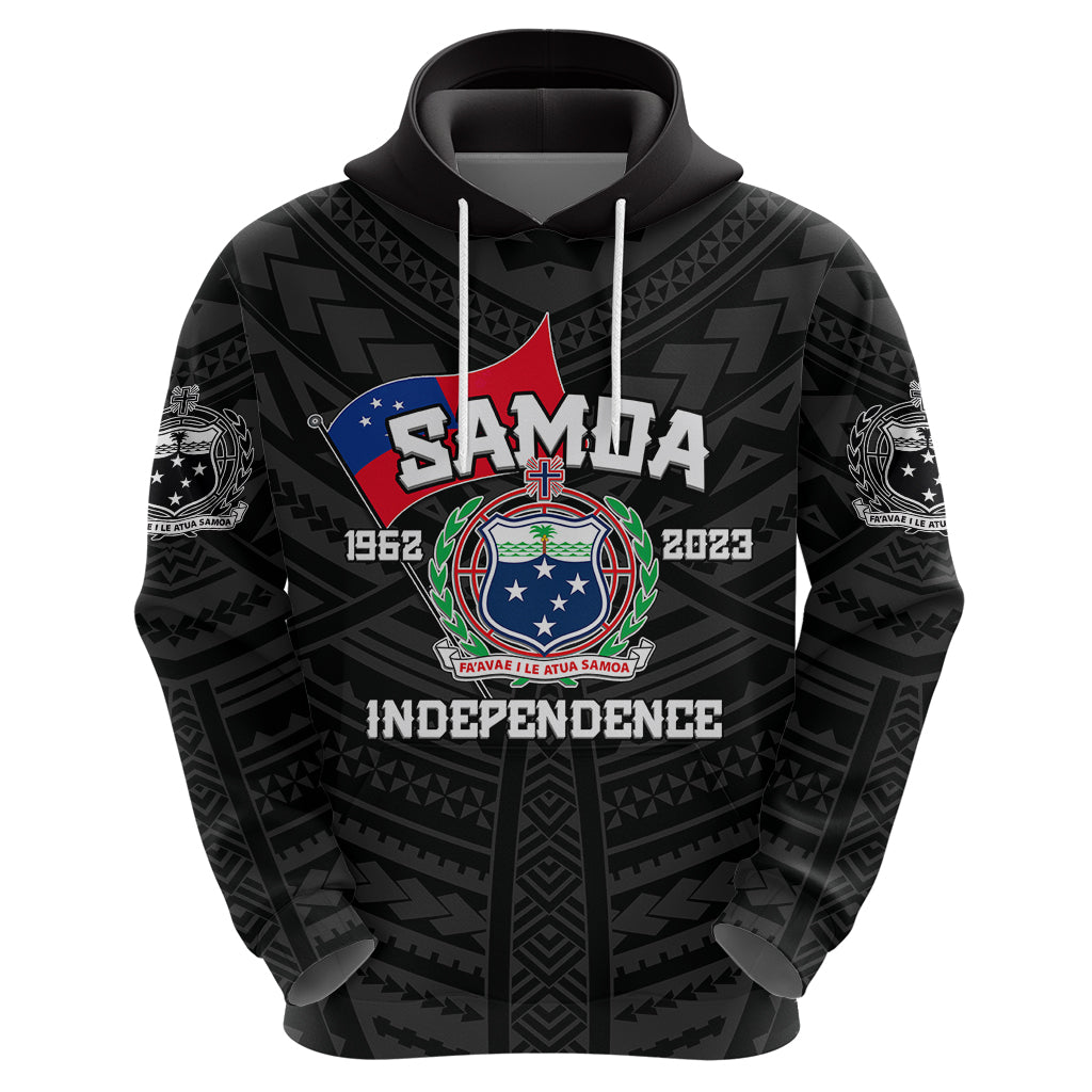 Samoa Independence Hoodie 2023 Black Style LT6