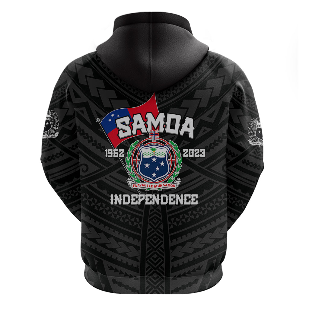 Samoa Independence Hoodie 2023 Black Style LT6