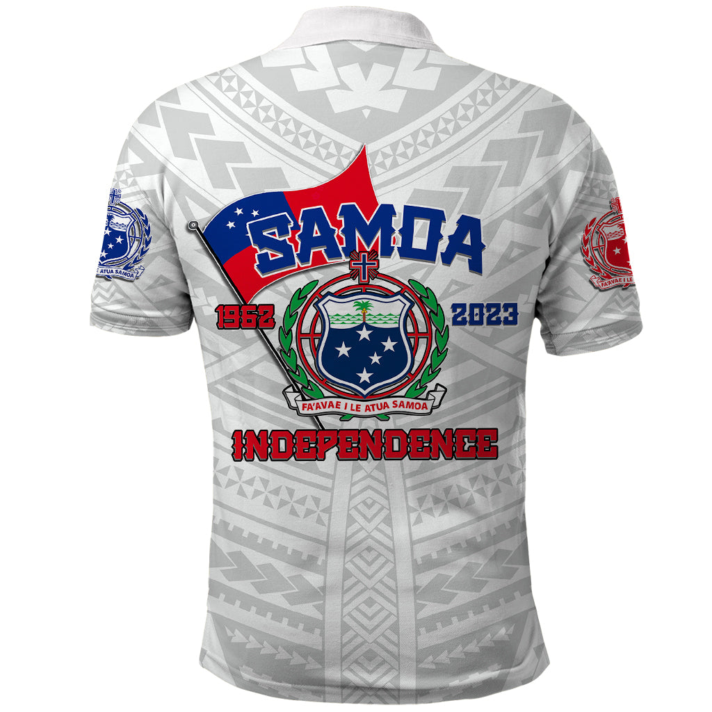 Samoa Independence Polo Shirt 2023 White Style LT6