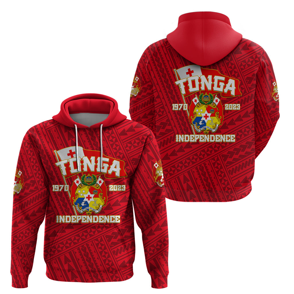 Tonga Independence Hoodie 2023 Red Style LT6