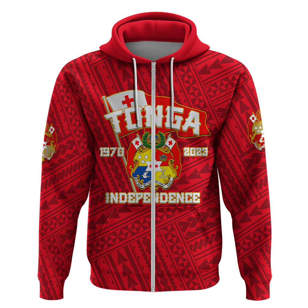 Tonga Independence Hoodie 2023 Red Style LT6
