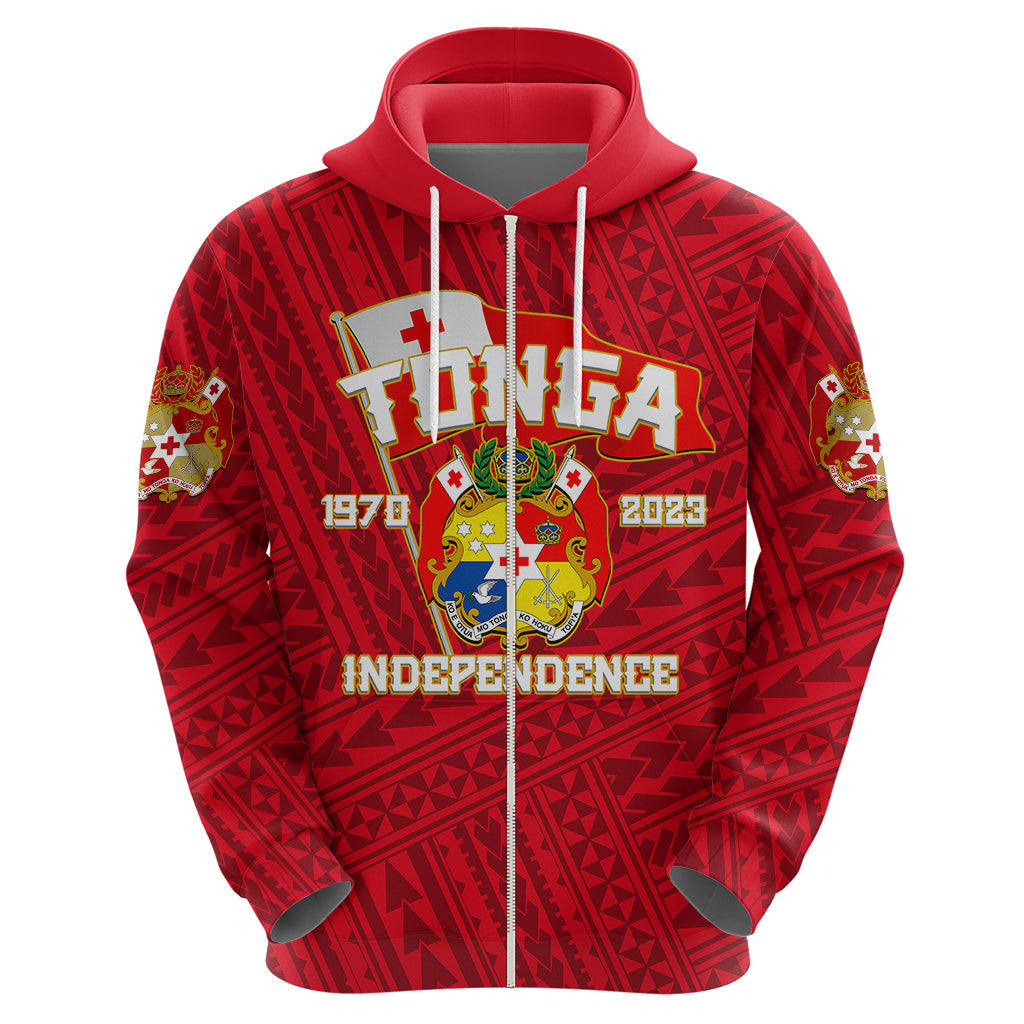 Tonga Independence Hoodie 2023 Red Style LT6