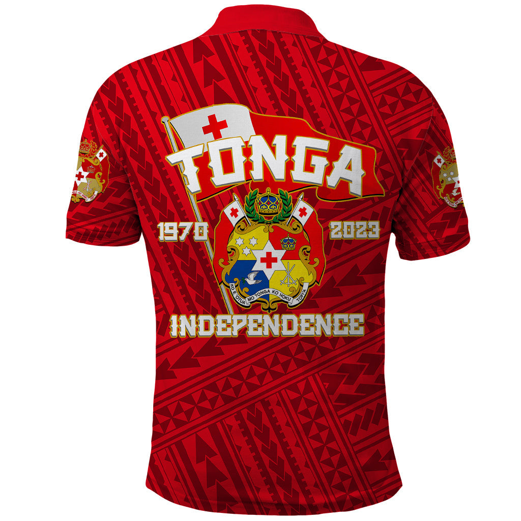 Tonga Independence Polo Shirt 2023 Red Style LT6