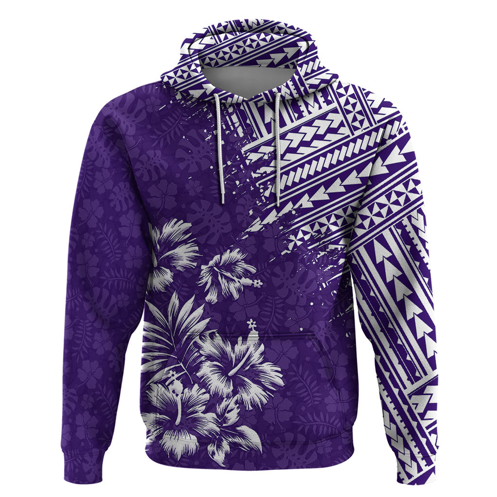Hawaii Summer Hoodie Mix Polynesian Purple LT6