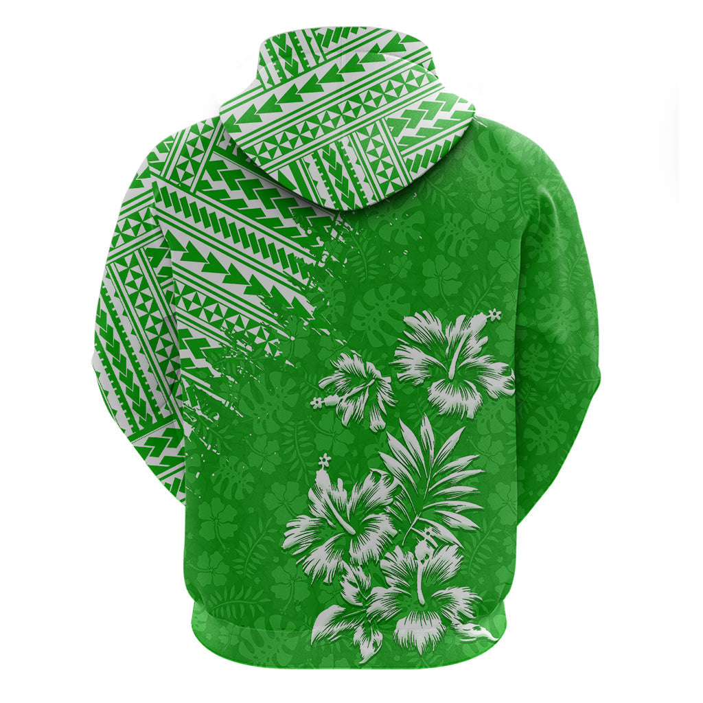 Hawaii Summer Hoodie Mix Polynesian Green LT6