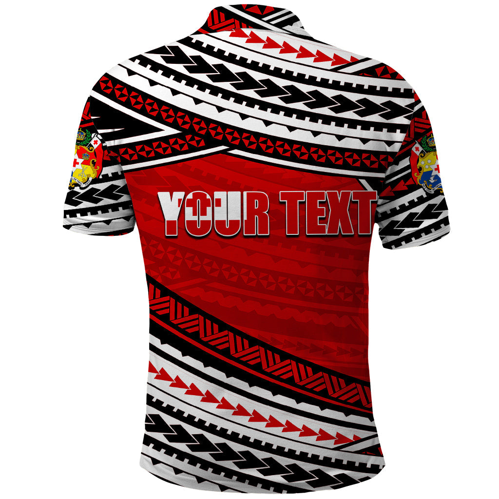 Custom Happy Fathers Day Tonga Polo Shirt I Love You Dad LT6
