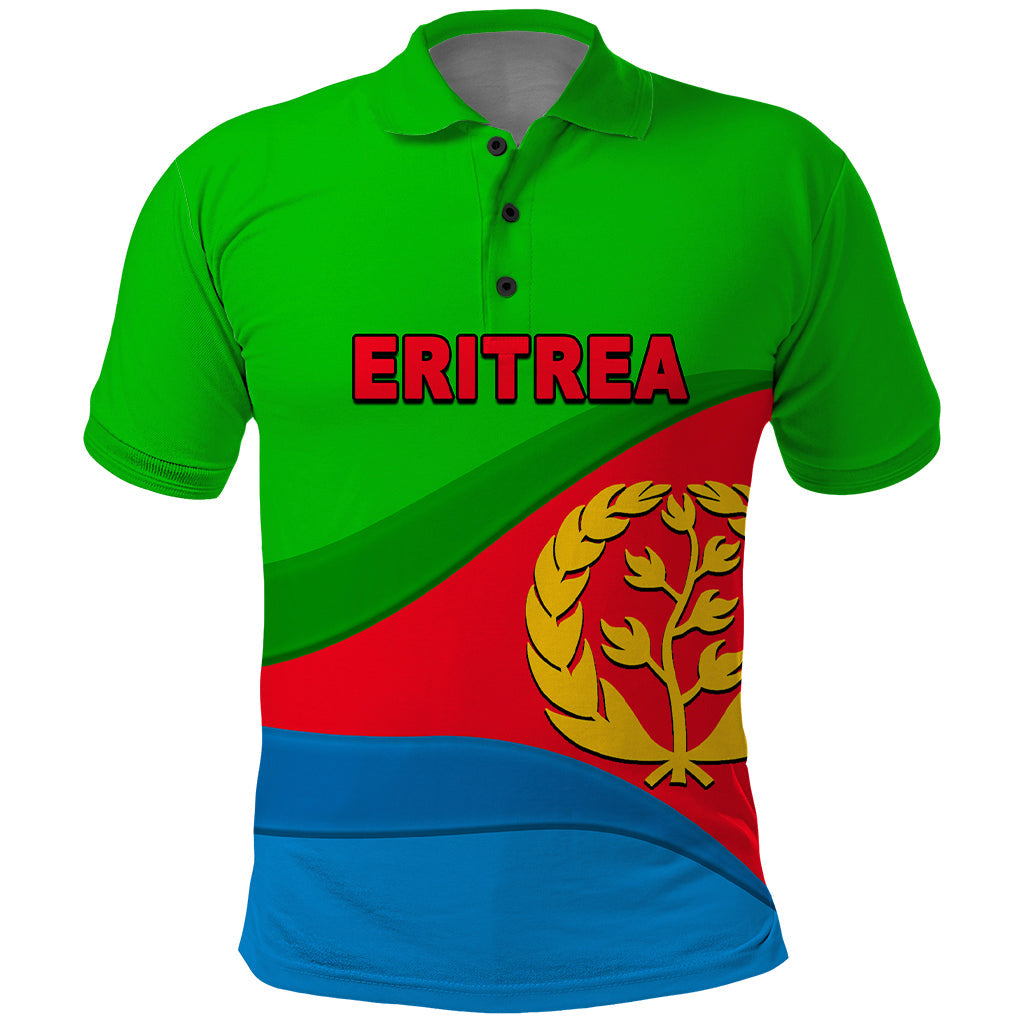 Eritrea Day Polo Shirt Simple Flag LT6