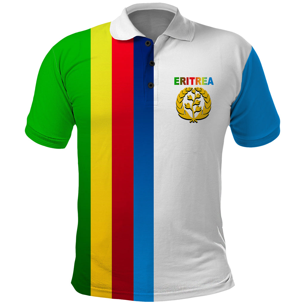 Eritrea Day Polo Shirt Flag Color LT6