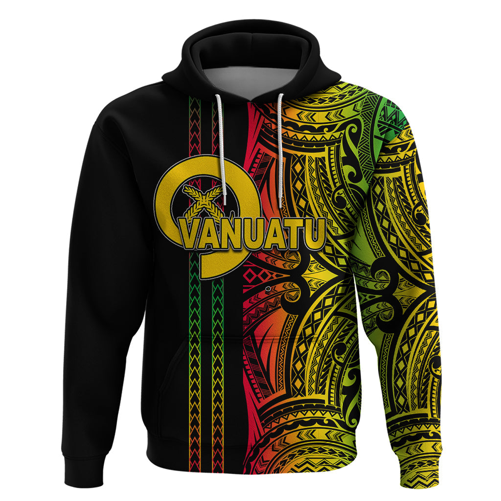 Custom Vanuatu Hoodie Polynesian Tribal LT6