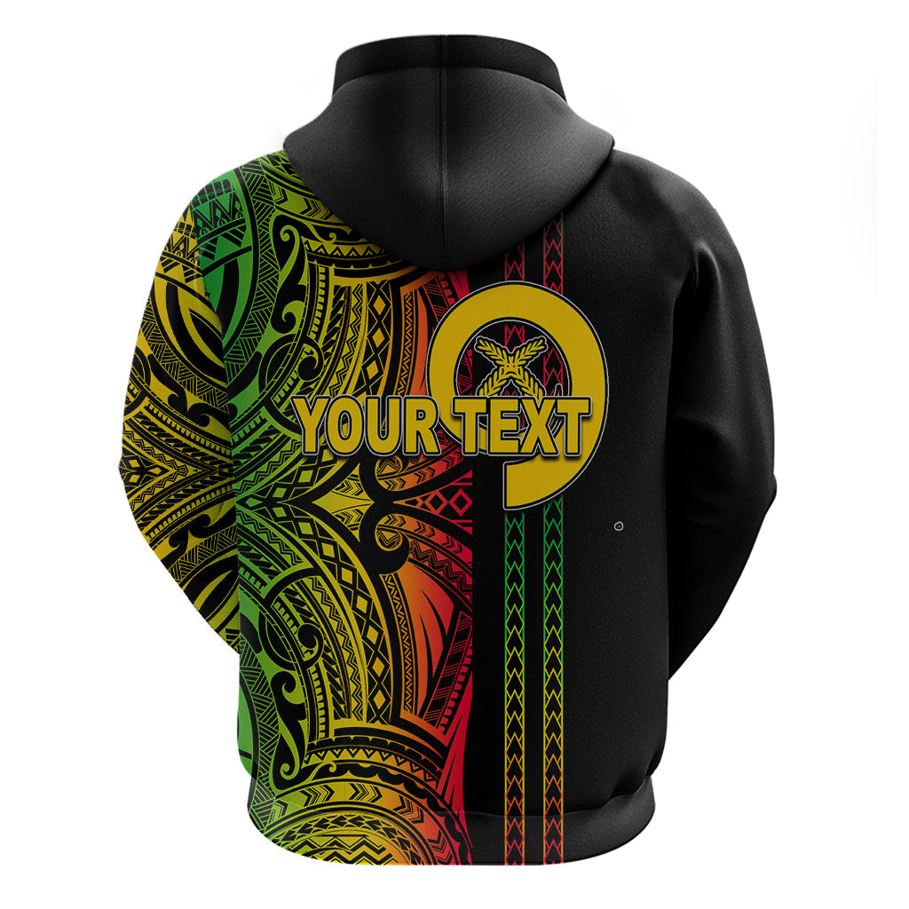 Custom Vanuatu Hoodie Polynesian Tribal LT6