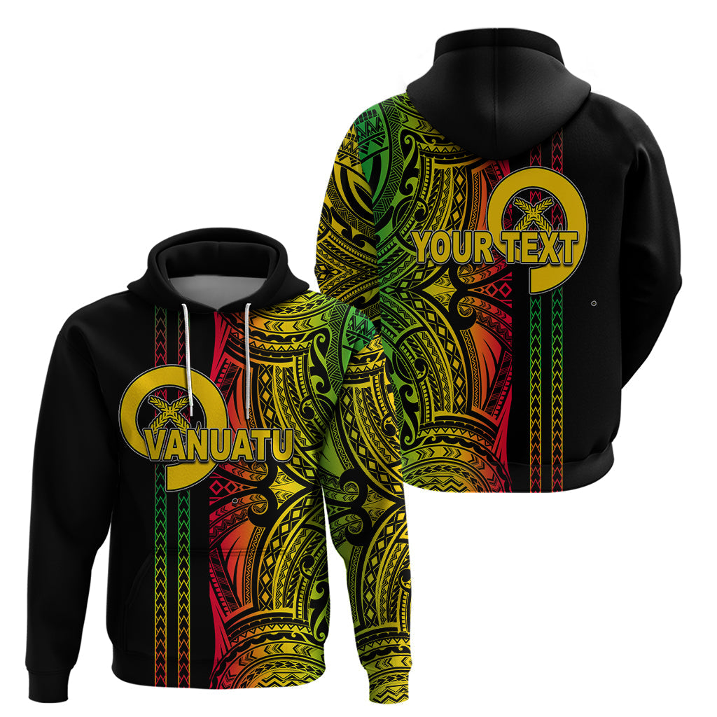 Custom Vanuatu Hoodie Polynesian Tribal LT6