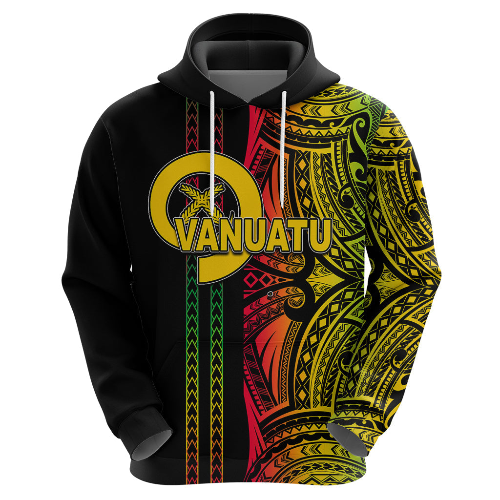 Custom Vanuatu Hoodie Polynesian Tribal LT6