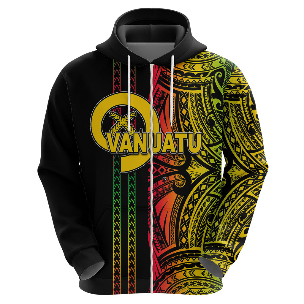 Custom Vanuatu Hoodie Polynesian Tribal LT6