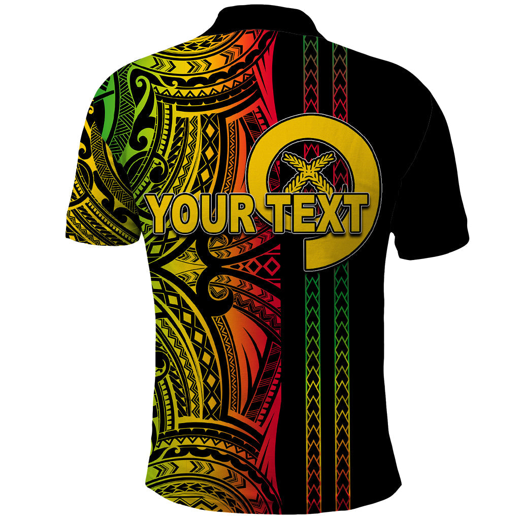 Custom Vanuatu Polo Shirt Polynesian Tribal LT6