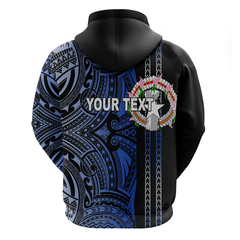 Custom Northern Mariana Islands Hoodie Polynesian Tribal LT6