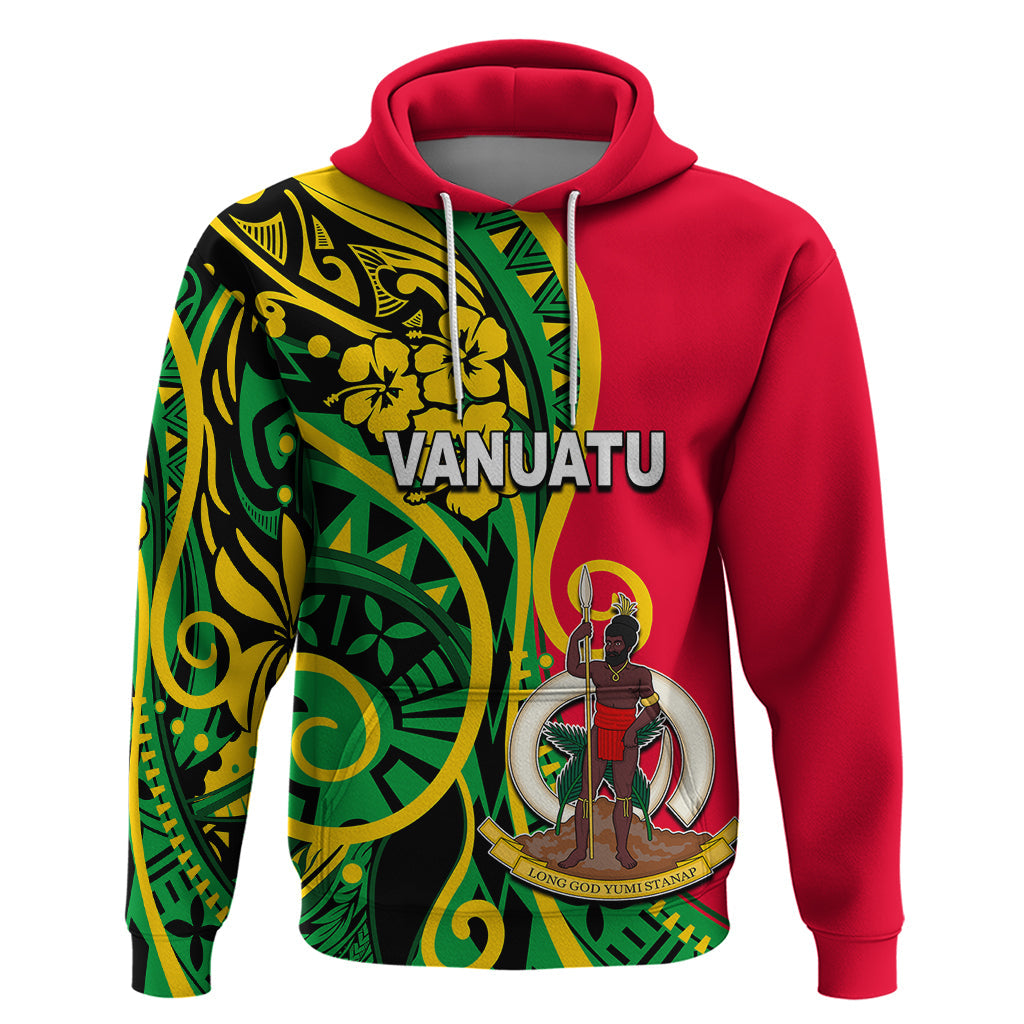 Personalized Vanuatu Hoodie Polynesian Patterns LT6
