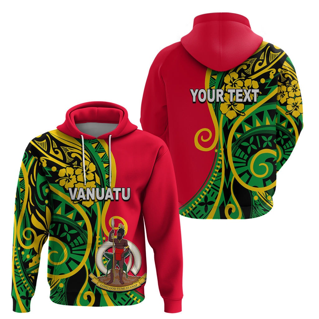 Personalized Vanuatu Hoodie Polynesian Patterns LT6