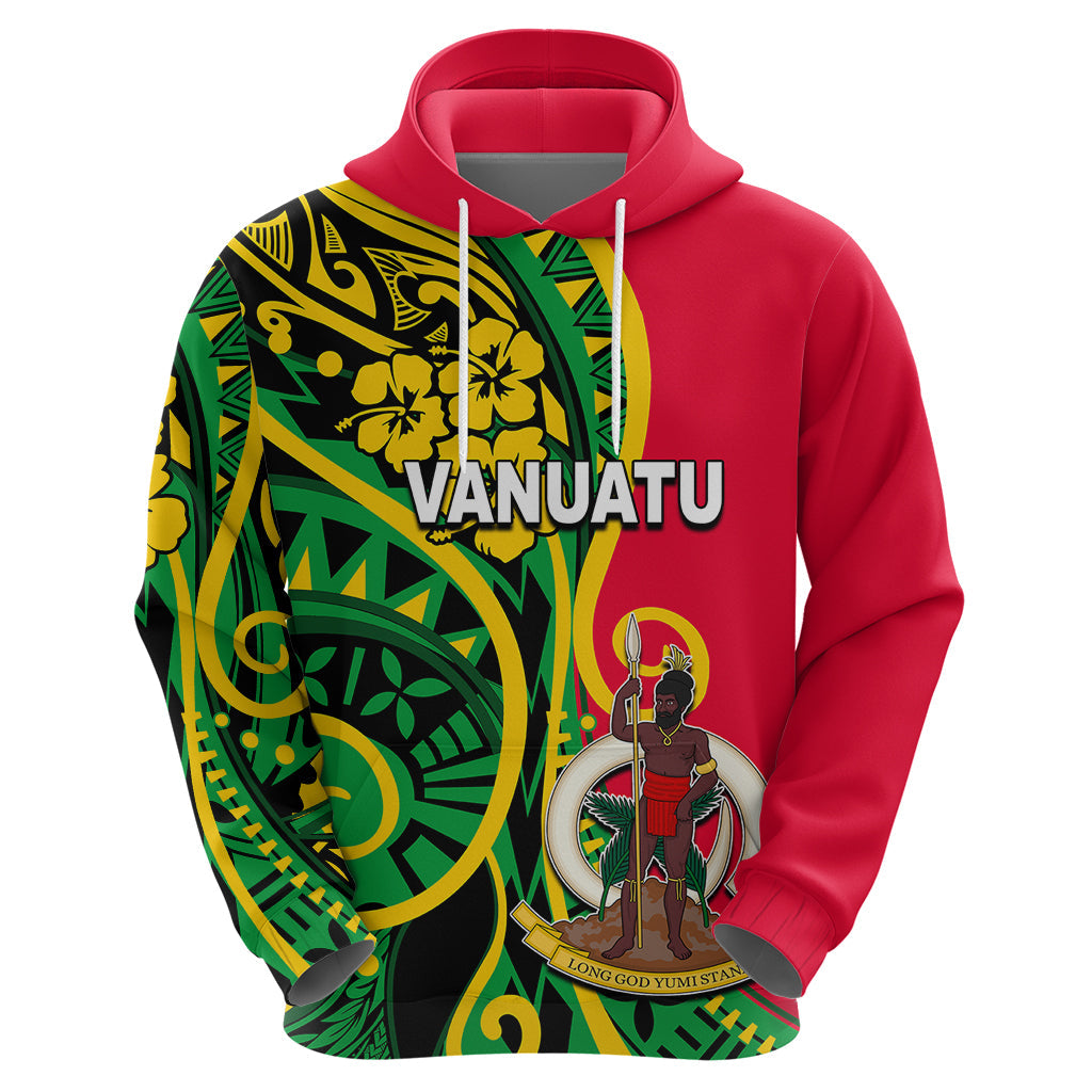 Personalized Vanuatu Hoodie Polynesian Patterns LT6