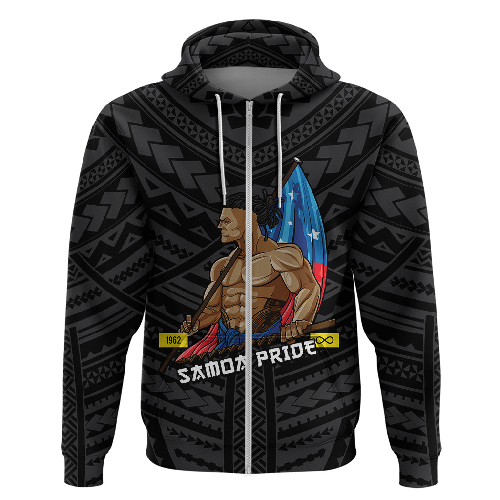 Personalized Samoa Pride Hoodie Simple Black Style LT6