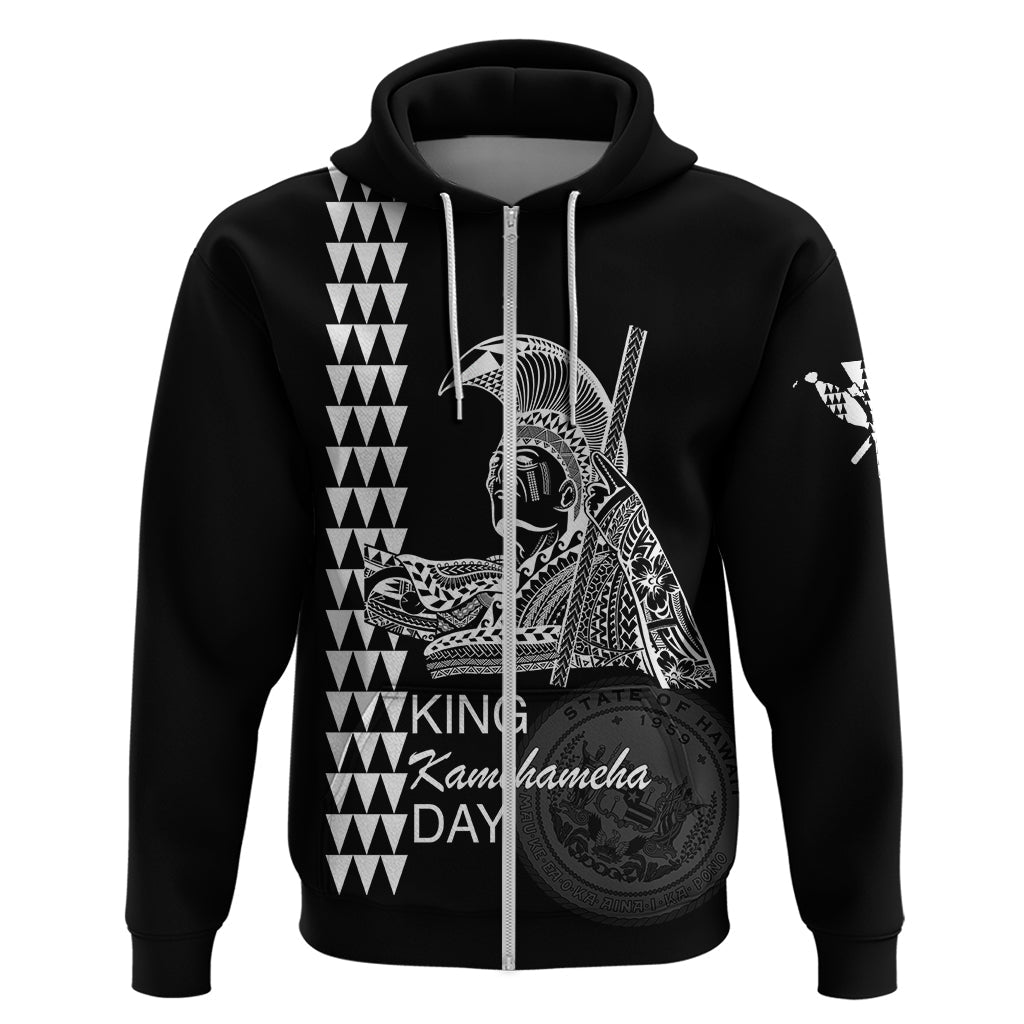 Custom Hawaii Hoodie King Kamehameha Day - White LT6