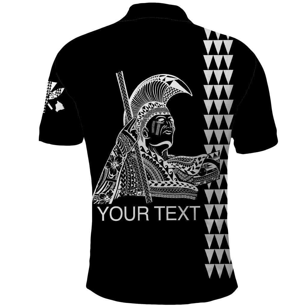 Custom Hawaii Polo Shirt King Kamehameha Day - White LT6