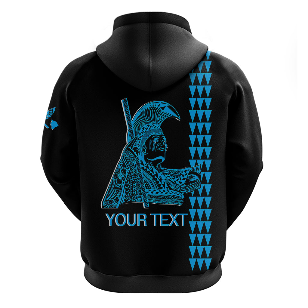 Custom Hawaii Hoodie King Kamehameha Day - Blue LT6