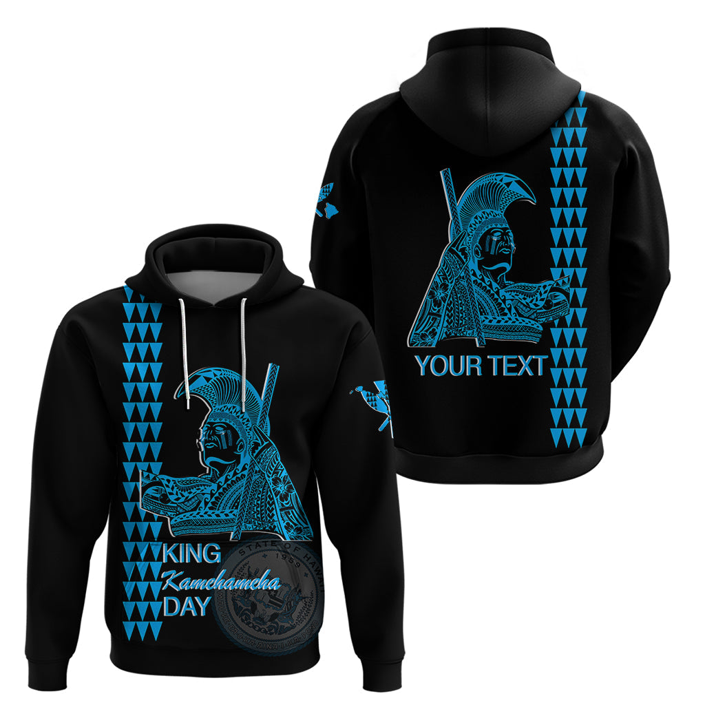 Custom Hawaii Hoodie King Kamehameha Day - Blue LT6