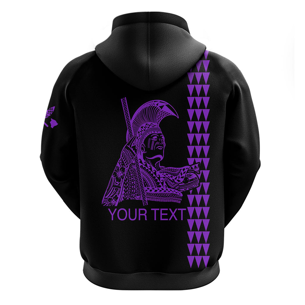 Custom Hawaii Hoodie King Kamehameha Day - Purple LT6