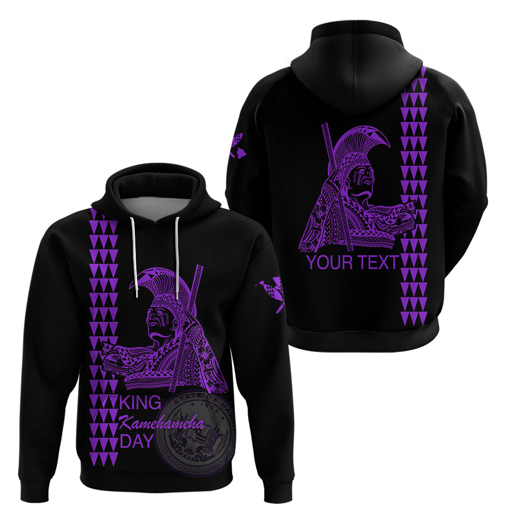 Custom Hawaii Hoodie King Kamehameha Day - Purple LT6