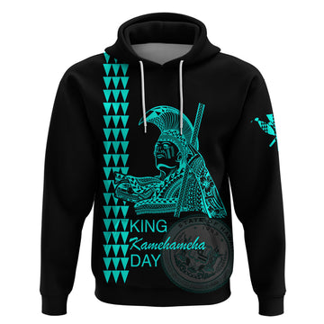 Custom Hawaii Hoodie King Kamehameha Day - Green LT6