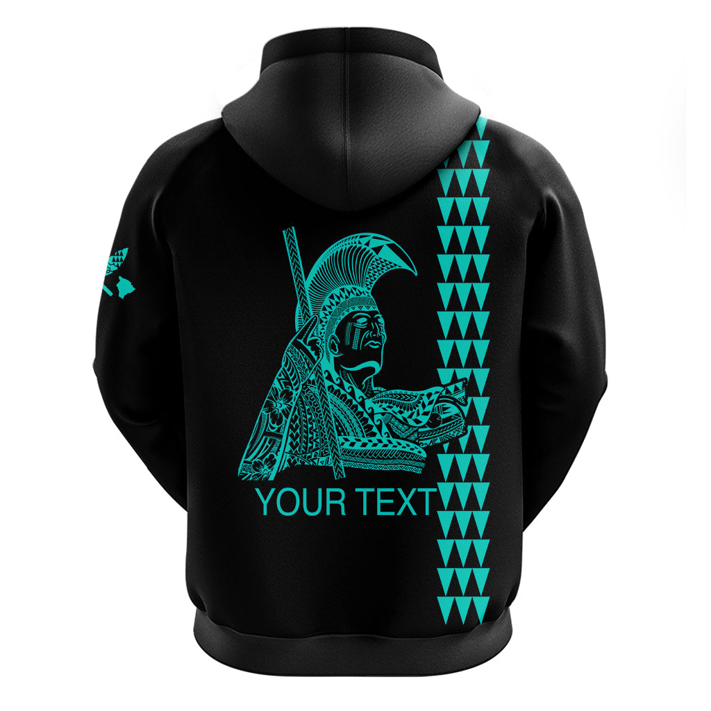 Custom Hawaii Hoodie King Kamehameha Day - Green LT6