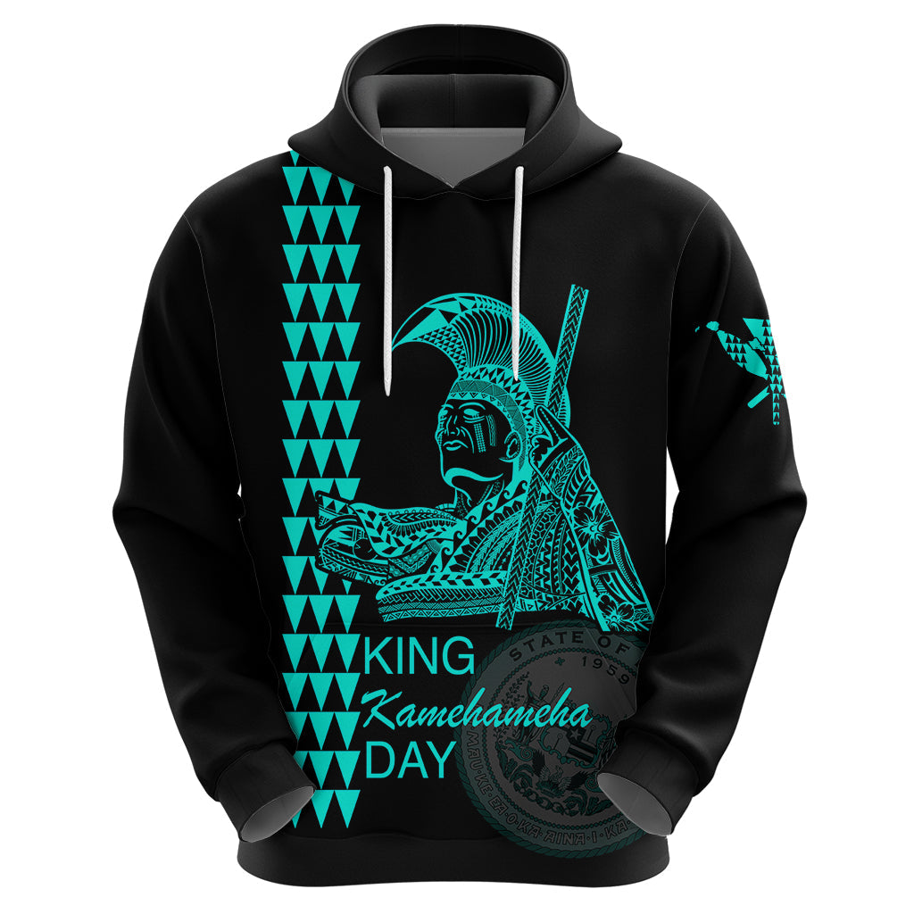 Custom Hawaii Hoodie King Kamehameha Day - Green LT6