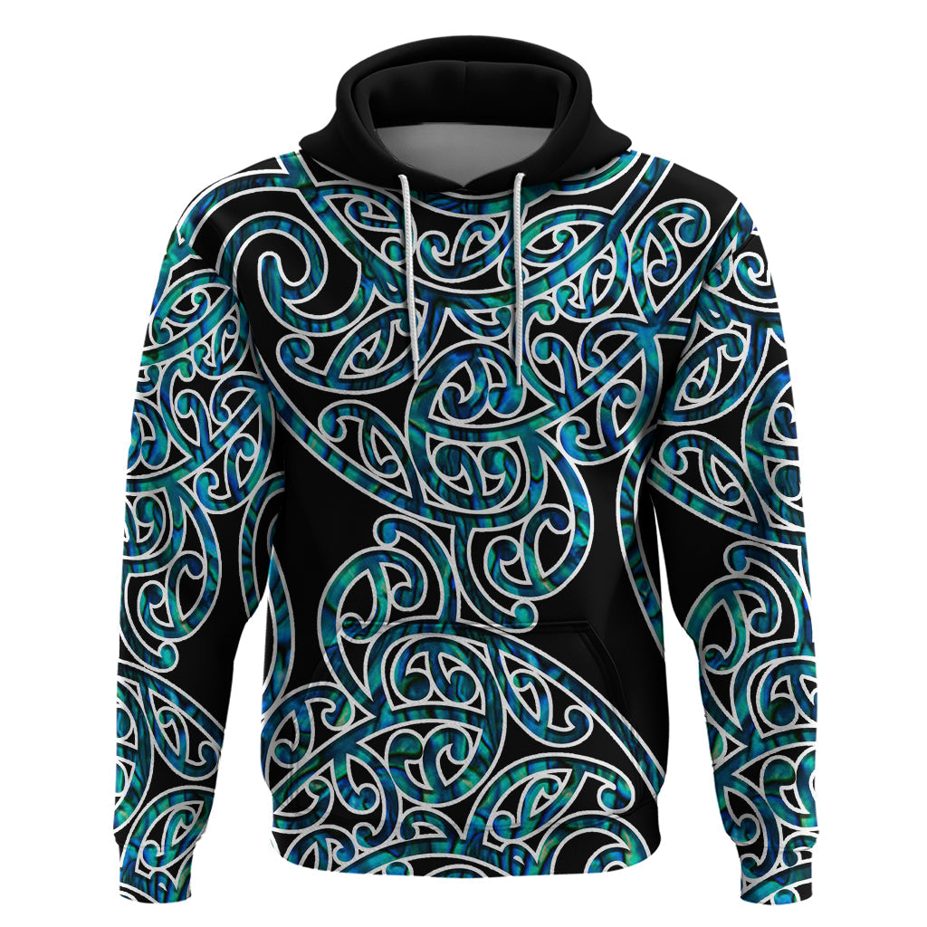 New Zealand Hoodie Maori Pattern Papua Shell LT6