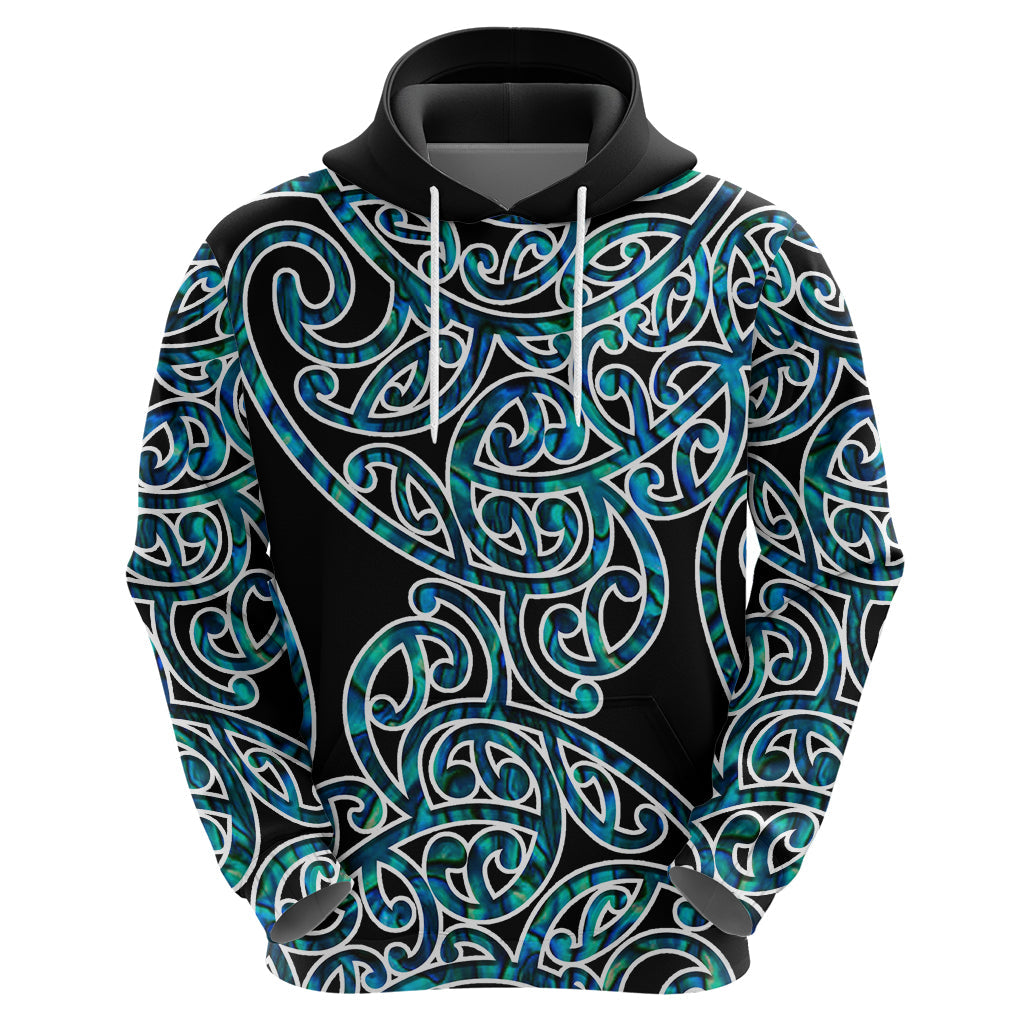 New Zealand Hoodie Maori Pattern Papua Shell LT6