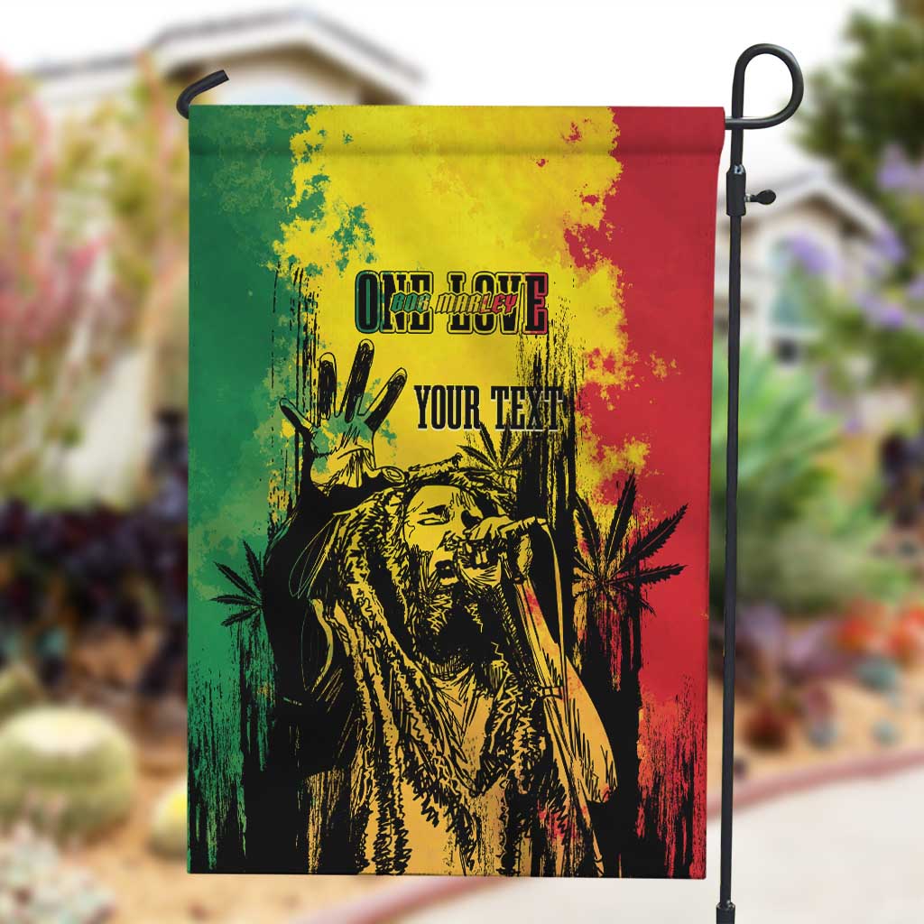 Legend Bob Personalized Garden Flag Reggae Grunge LT7