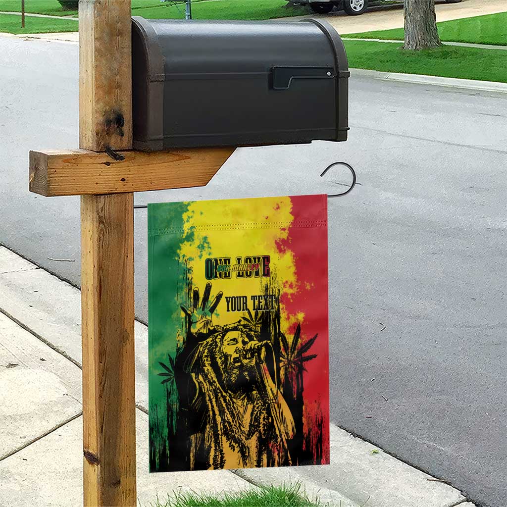Legend Bob Personalized Garden Flag Reggae Grunge LT7