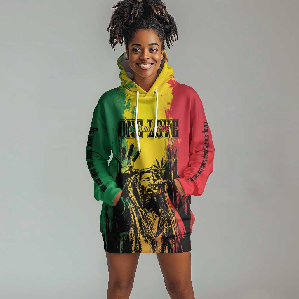 Legend Bob Personalized Hoodie Dress Reggae Grunge LT7