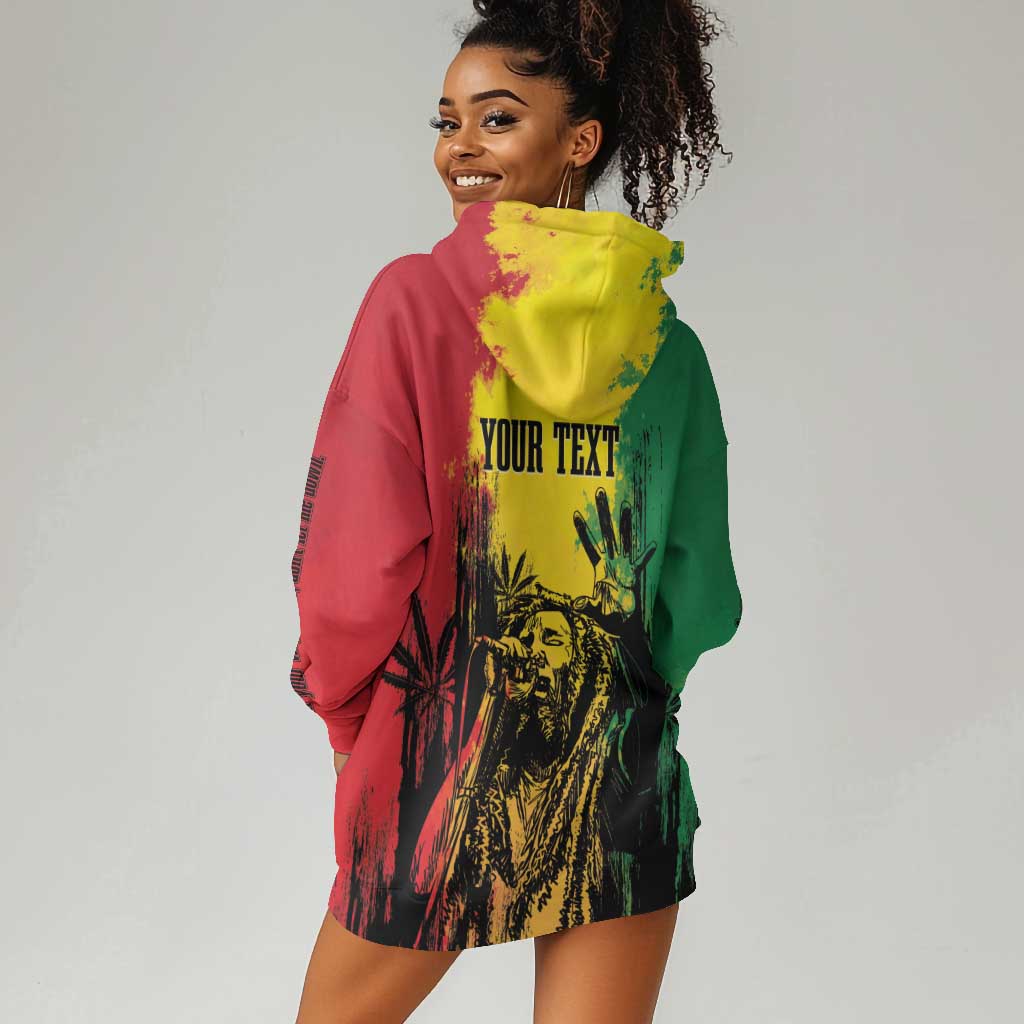 Legend Bob Personalized Hoodie Dress Reggae Grunge LT7