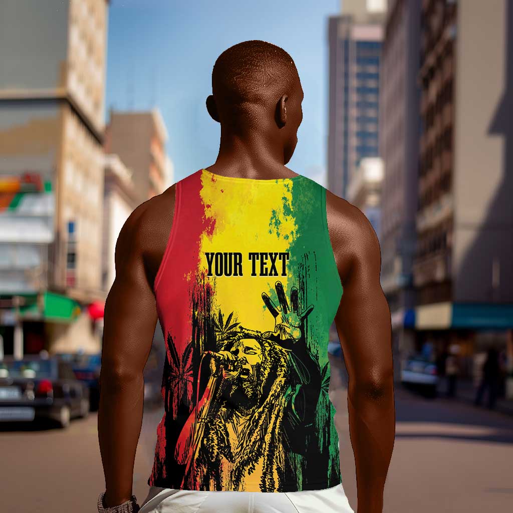 Legend Bob Personalized Men Tank Top Reggae Grunge LT7