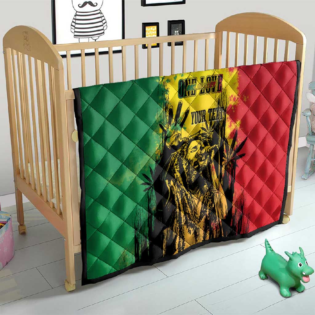 Legend Bob Personalized Quilt Reggae Grunge LT7