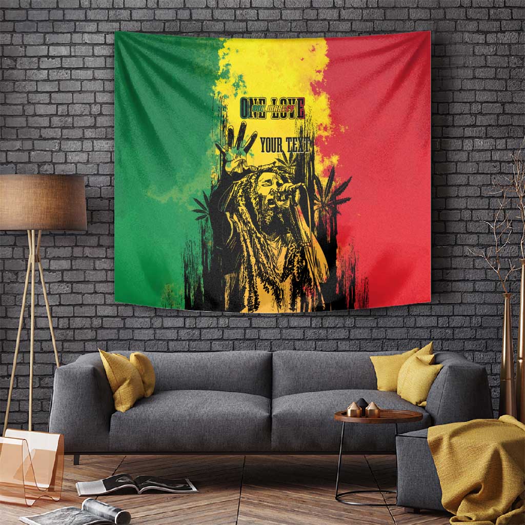 Legend Bob Personalized Tapestry Reggae Grunge LT7