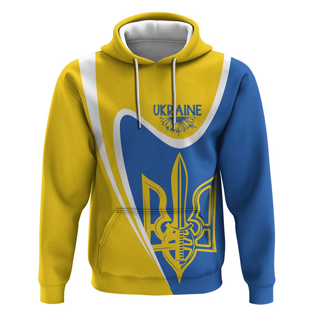 Ukraine Stylized Tryzub Hoodie Slava Ukraini LT7