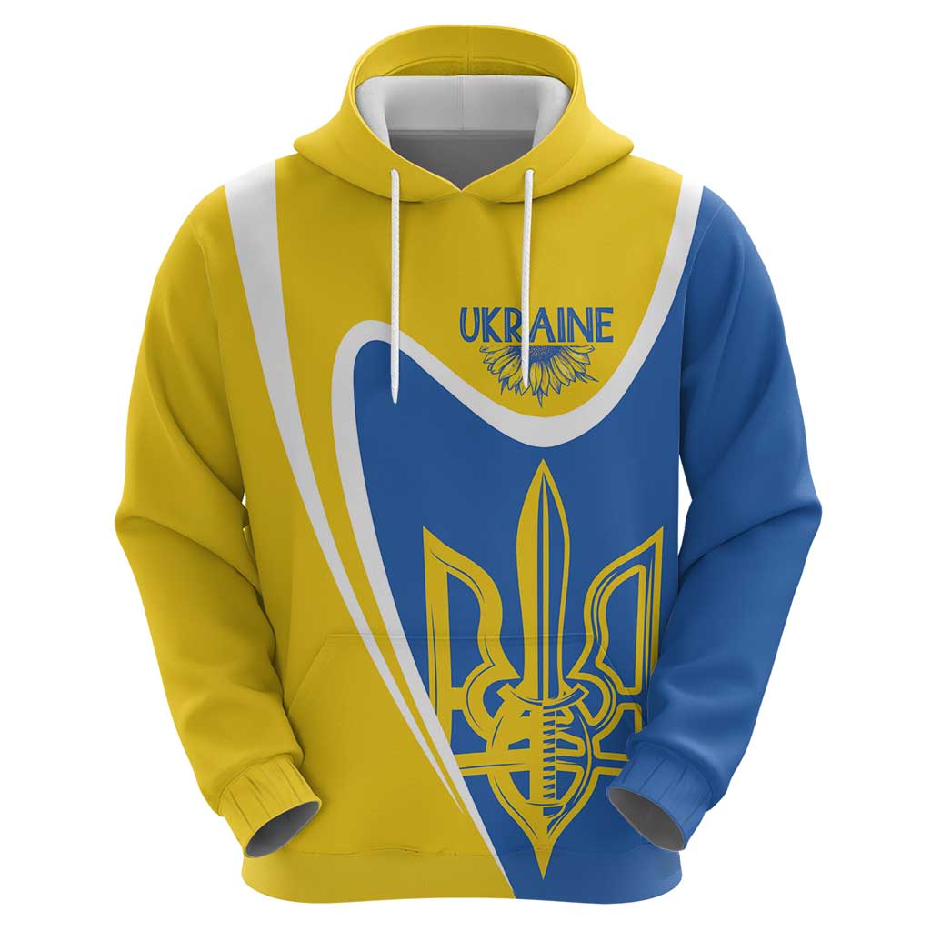 Ukraine Stylized Tryzub Hoodie Slava Ukraini LT7