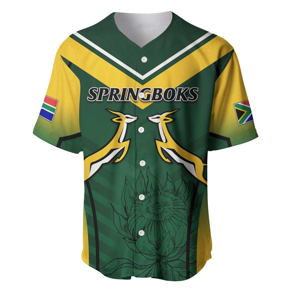 South Africa Rugby Baseball Jersey Bokke Champions LT7