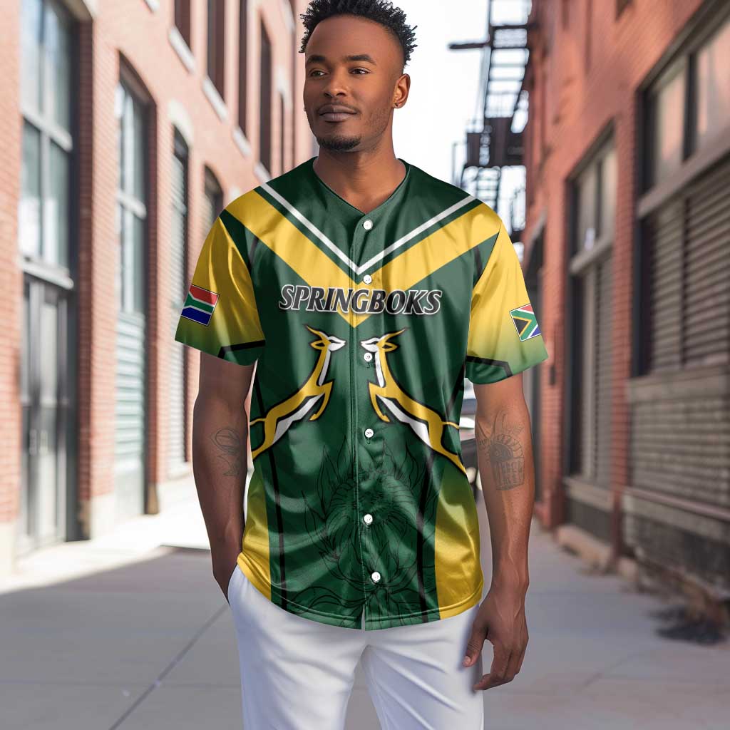 South Africa Rugby Baseball Jersey Bokke Champions LT7