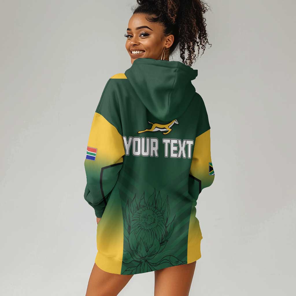 South Africa Rugby Hoodie Dress Bokke Champions LT7