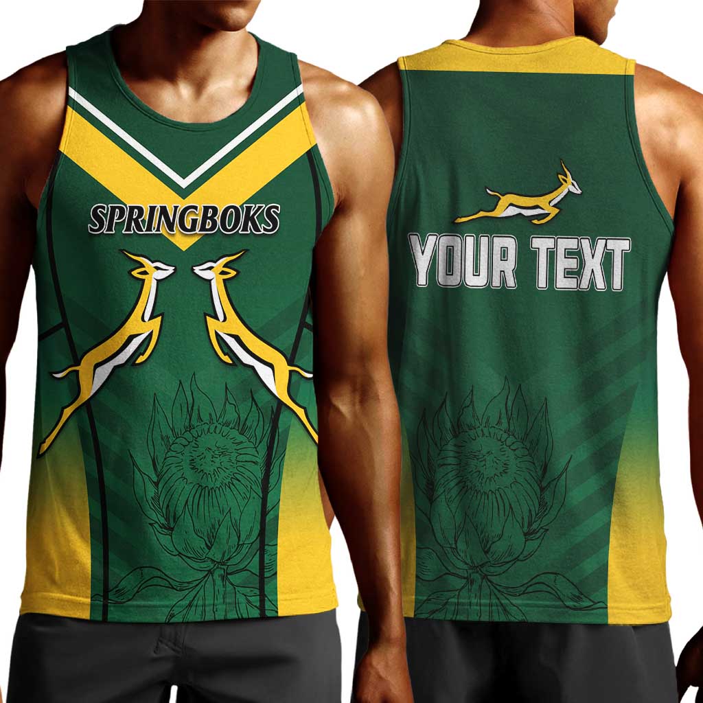 South Africa Rugby Men Tank Top Bokke Champions LT7