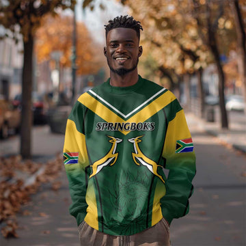 South Africa Rugby Sweatshirt Bokke Champions LT7